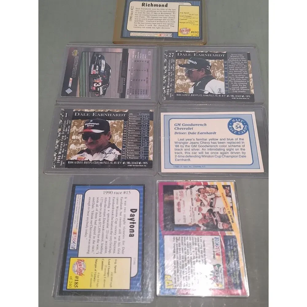 Dale Earnhardt NASCAR Trading Card Lot 80s 90s Maxx Racing Champions